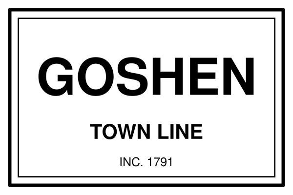 Goshen Town Line Mug artwork detail