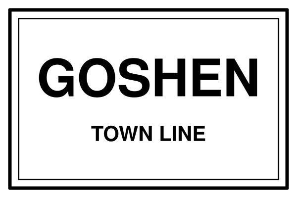 Goshen Cork Coaster artwork detail