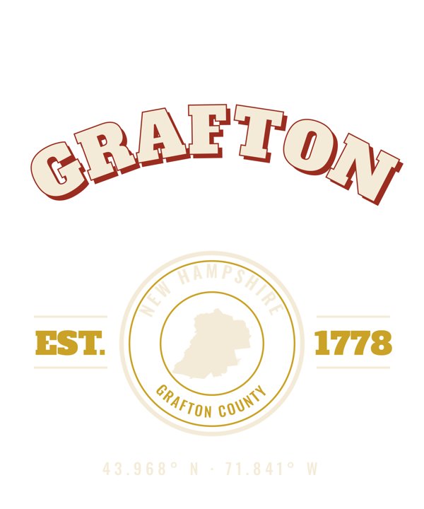 Grafton Est. Tee artwork detail