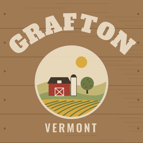 Grafton Hometown Wood Sign artwork detail