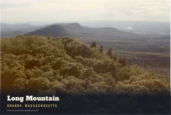 Granby Long Mountain Postcard artwork detail