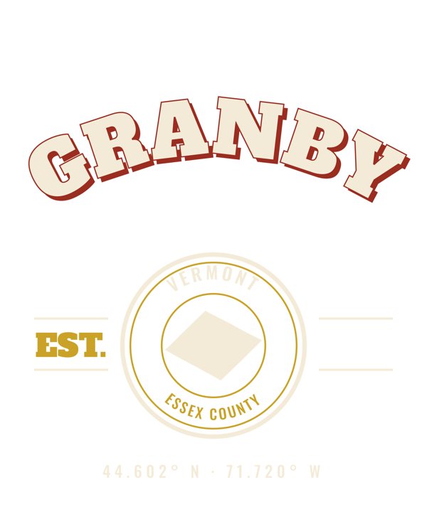 Granby Est. Tee artwork detail