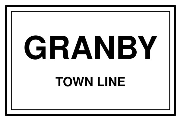 Granby Cork Coaster artwork detail