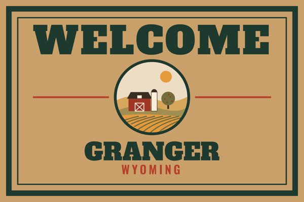 Granger Welcome Doormat artwork detail