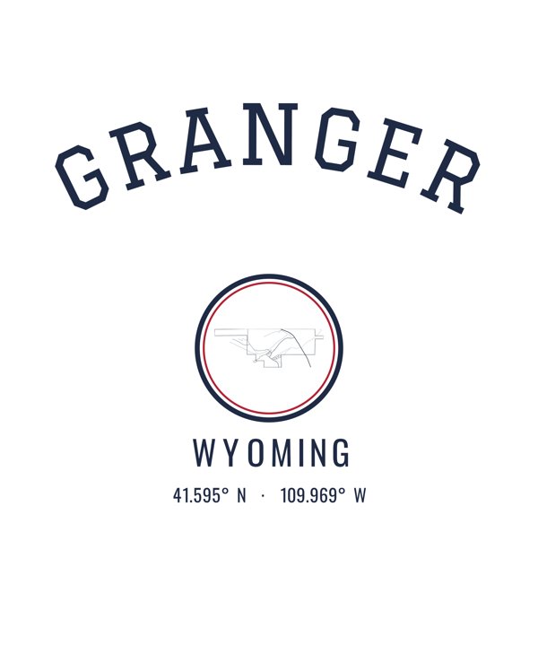 Granger Hometown Ornament artwork detail