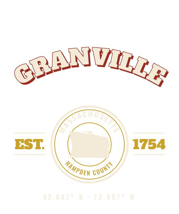 Granville Varsity Crewneck artwork detail