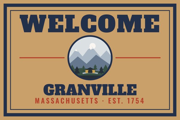 Granville Welcome Doormat artwork detail