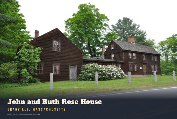 Granville John and Ruth Rose House Postcard artwork detail