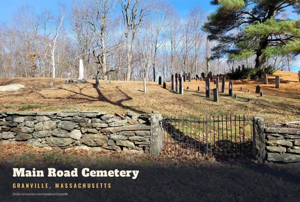 Granville Main Road Cemetery Postcard artwork detail