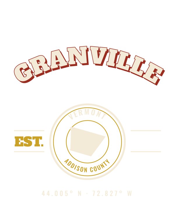 Granville Est. Tee artwork detail