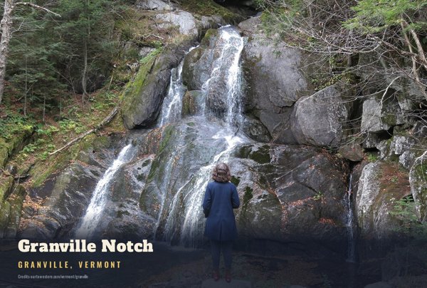 Granville Granville Notch Postcard artwork detail