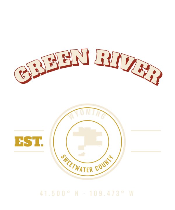 Green River Est. Tee artwork detail