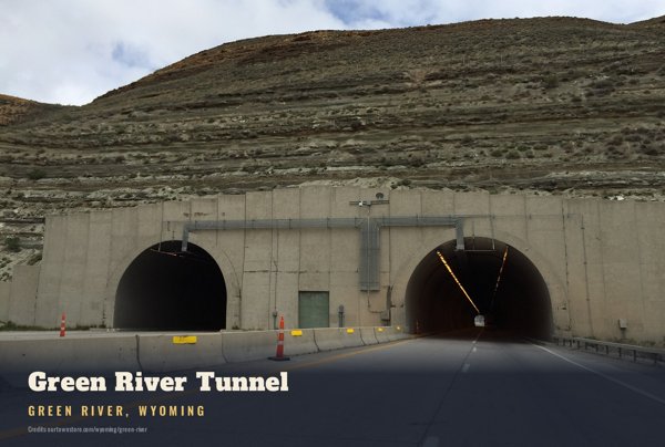 Green River Green River Tunnel Postcard artwork detail