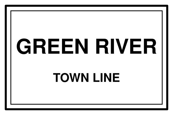 Green River Cork Coaster artwork detail