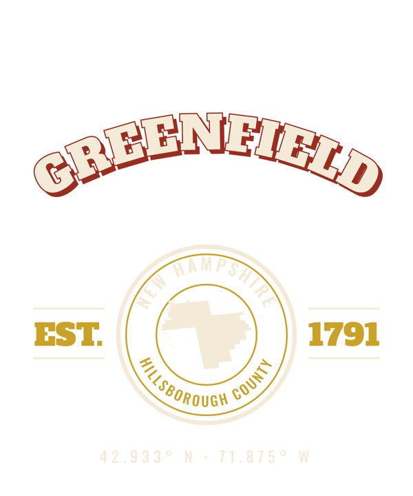 Greenfield Est. Tee artwork detail