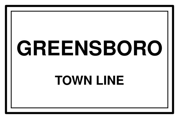Greensboro Cork Coaster artwork detail