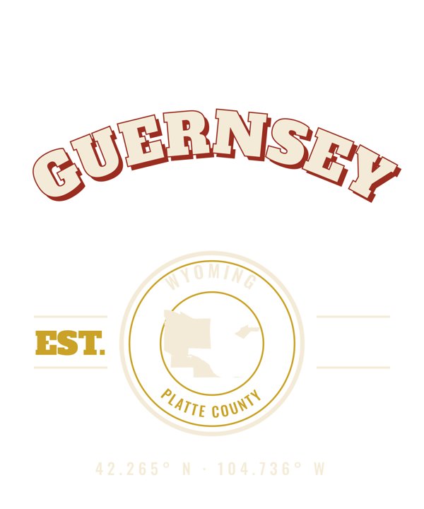 Guernsey Est. Tee artwork detail