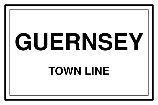 Guernsey Cork Coaster artwork detail