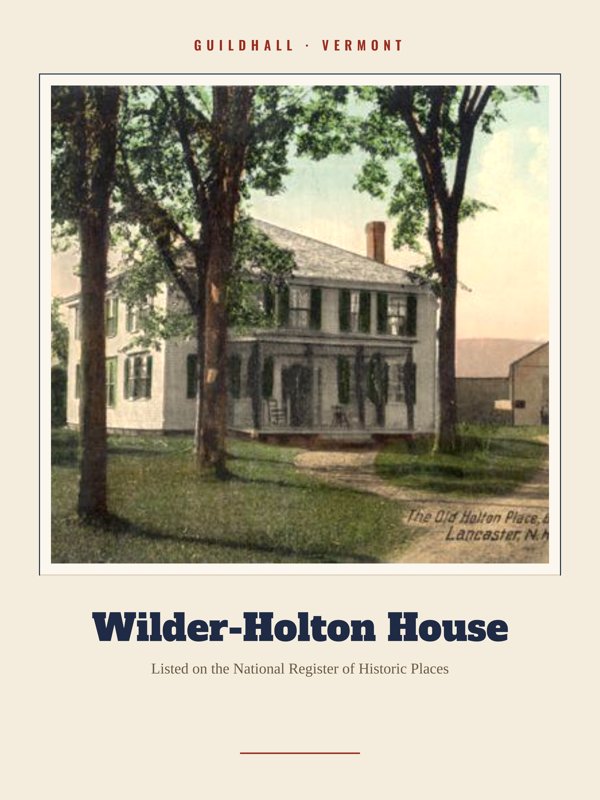 Guildhall Wilder-Holton House Landmark Print artwork detail