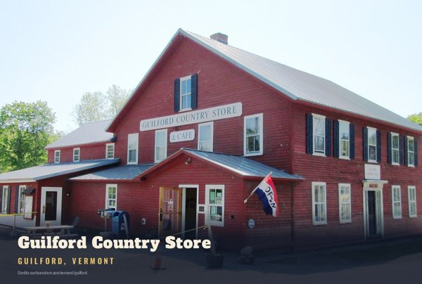 Guilford Guilford Country Store Postcard artwork detail
