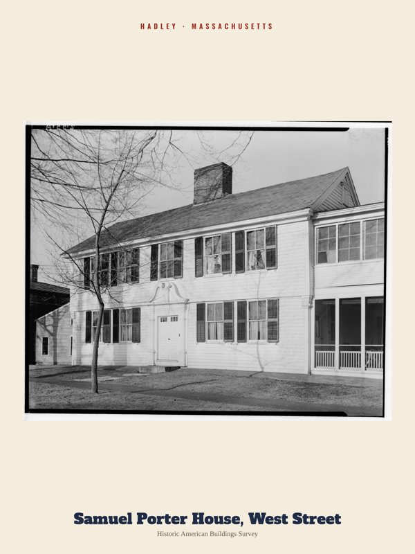 Hadley Samuel Porter House, West Street Archive Print artwork detail