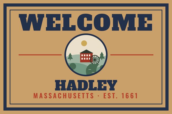Hadley Welcome Doormat artwork detail