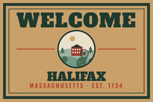 Halifax Welcome Doormat artwork detail