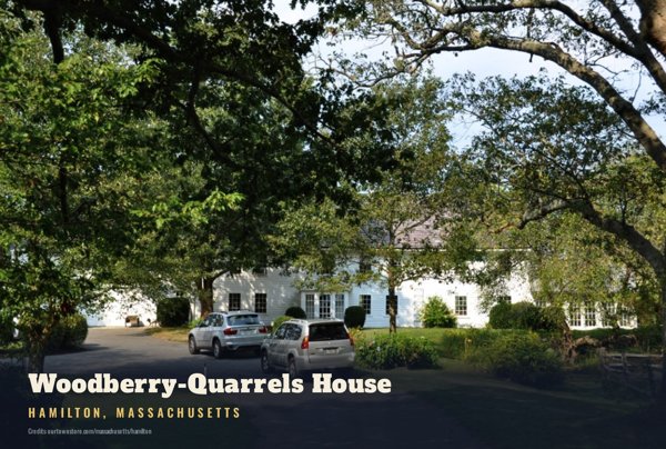 Hamilton Woodberry-Quarrels House Postcard artwork detail