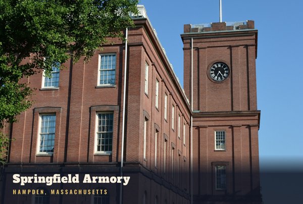 Hampden Springfield Armory Postcard artwork detail