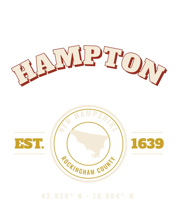 Hampton Est. Tee artwork detail