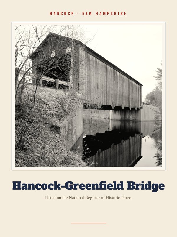 Hancock Hancock-Greenfield Bridge Landmark Print artwork detail