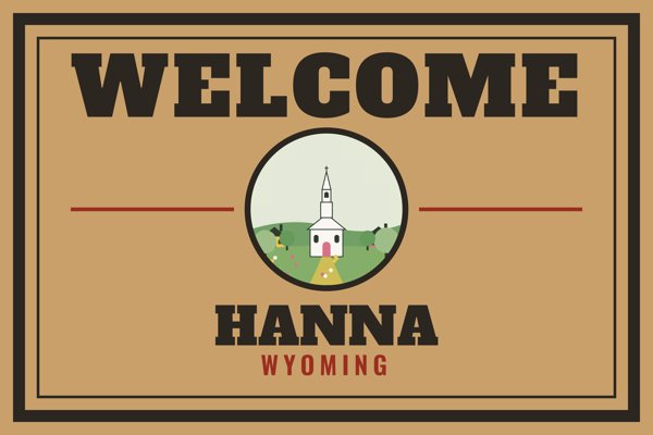 Hanna Welcome Doormat artwork detail