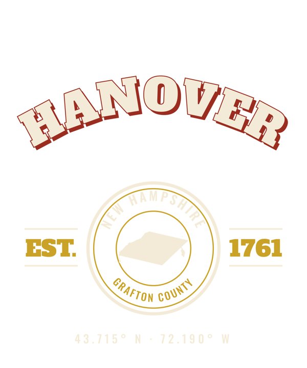 Hanover Est. Tee artwork detail