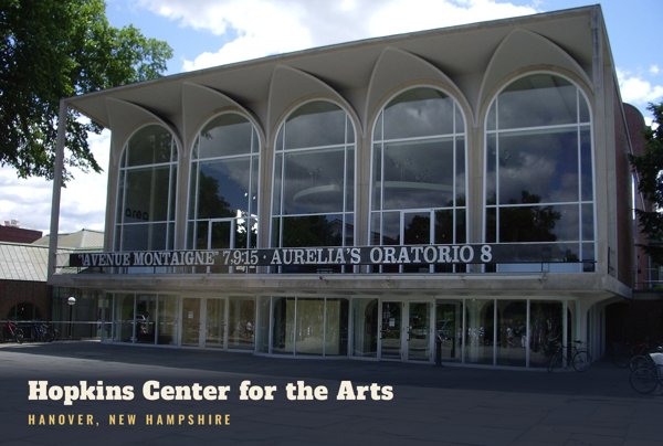 Hanover Hopkins Center for the Arts Postcard artwork detail