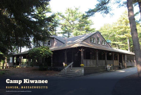 Hanson Camp Kiwanee Postcard artwork detail