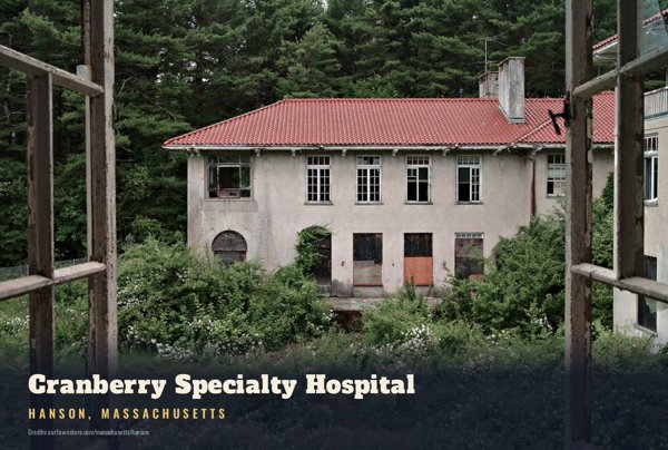 Hanson Cranberry Specialty Hospital Postcard artwork detail