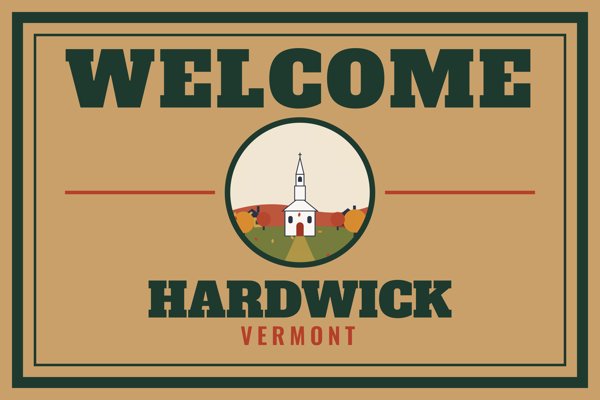 Hardwick Welcome Doormat artwork detail