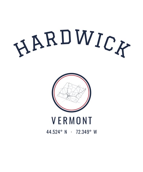 Hardwick Hometown Ornament artwork detail