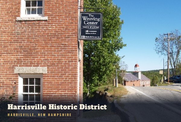 Harrisville Harrisville Historic District Postcard artwork detail