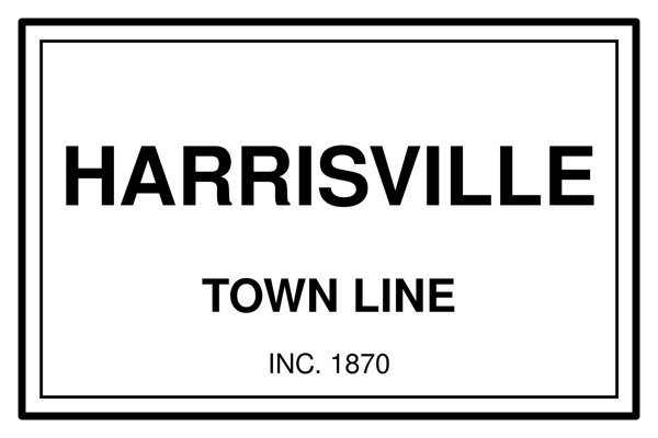 Harrisville Cork Coaster artwork detail