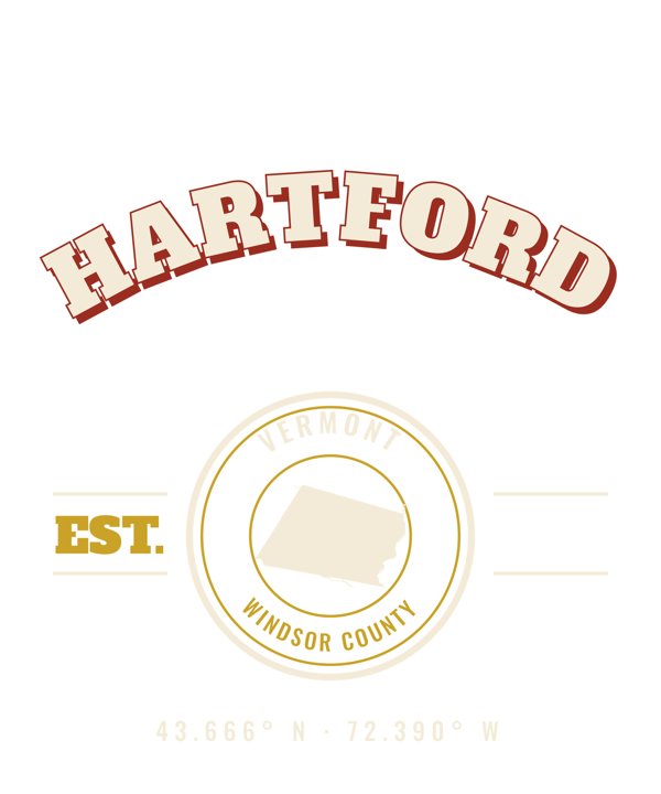 Hartford Est. Tee artwork detail