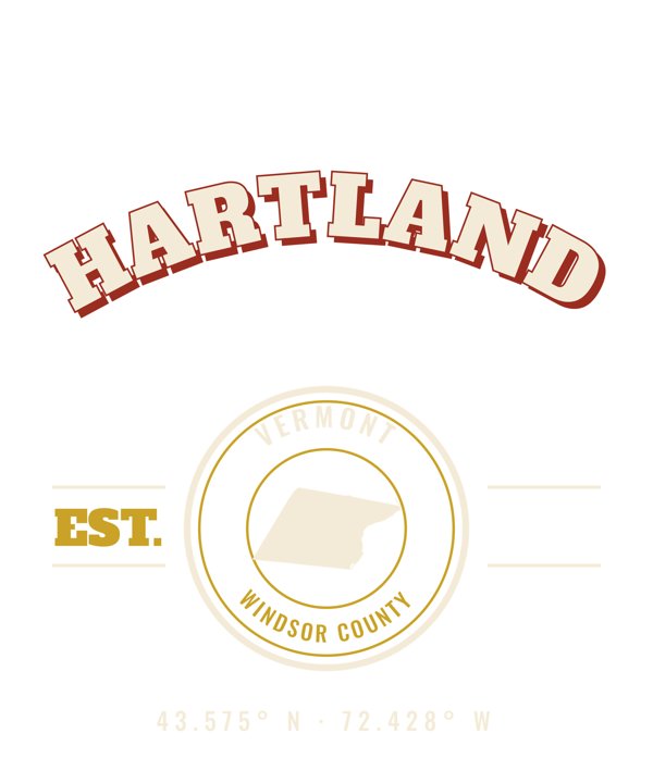 Hartland Est. Tee artwork detail