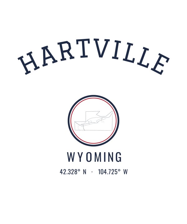 Hartville Est. Tumbler artwork detail