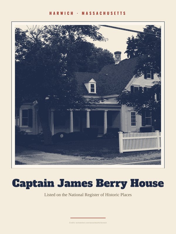 Harwich Captain James Berry House Landmark Print artwork detail