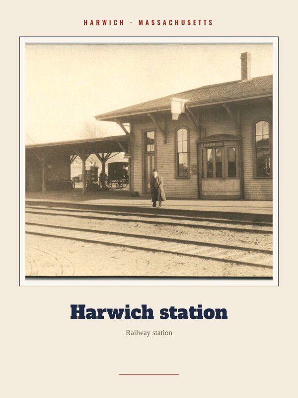 Harwich Harwich station Landmark Print artwork detail