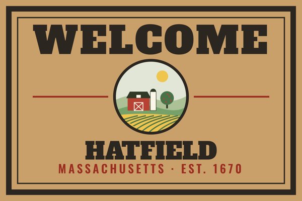 Hatfield Welcome Doormat artwork detail