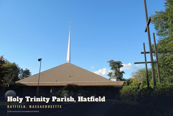 Hatfield Holy Trinity Parish, Hatfield Postcard artwork detail