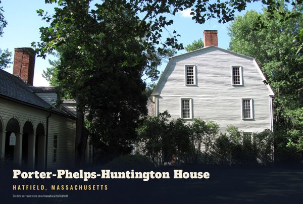 Hatfield Porter-Phelps-Huntington House Postcard artwork detail