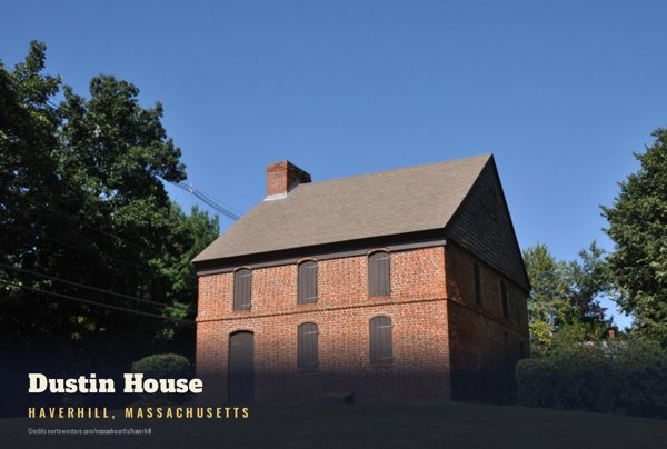 Haverhill Dustin House Postcard artwork detail