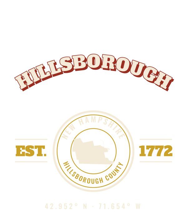 Hillsborough Est. Tee artwork detail